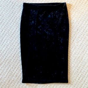 Velvet, pencil skirt